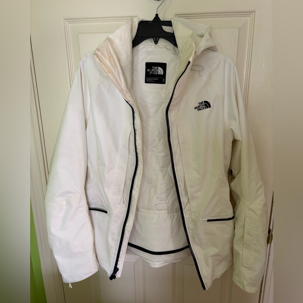 White North Face Primaloft Insulated Ski Jacket - Medium